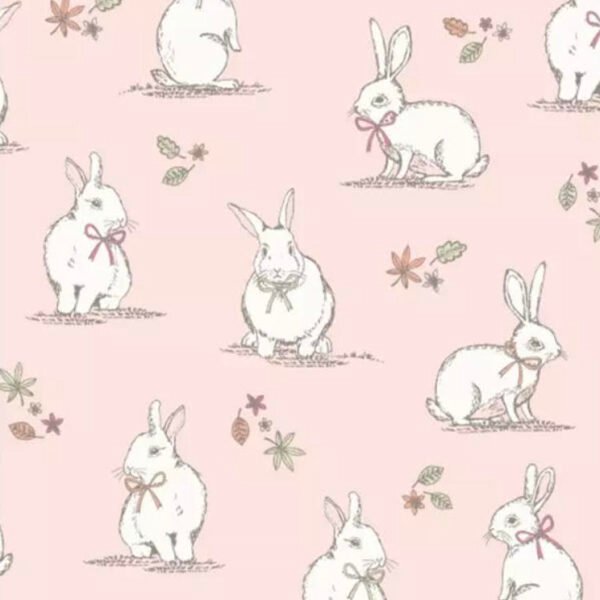 Pink Rabbits Scrub hat