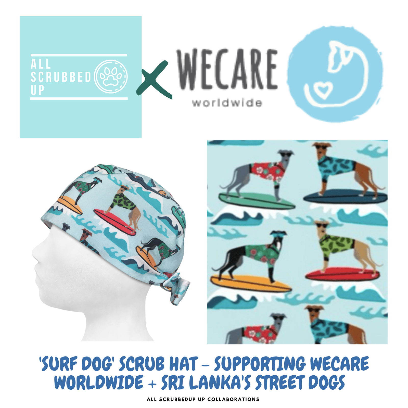 surfdog scrub hat