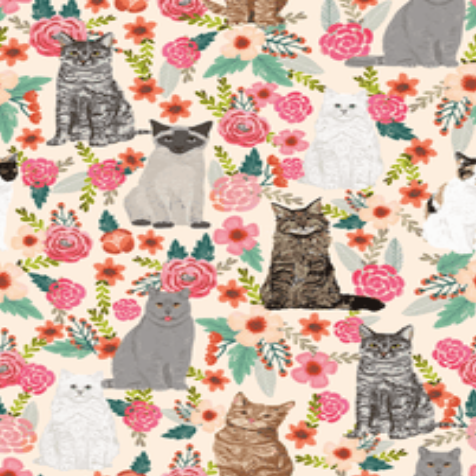 Floral cats