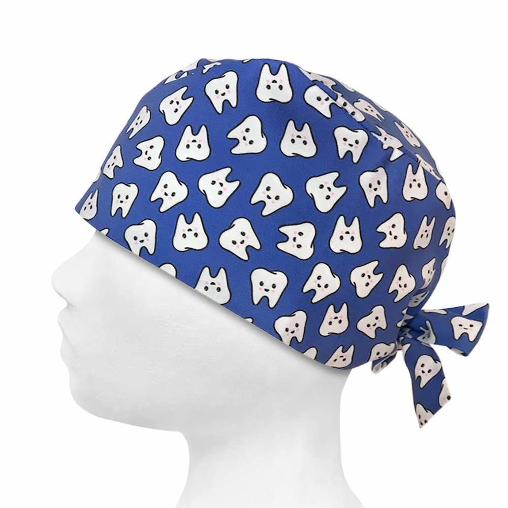 happy teeth scrub hat