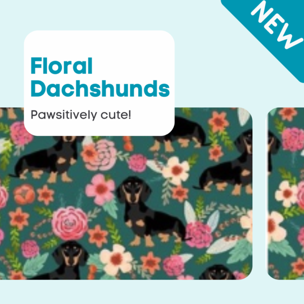 floral dachshund